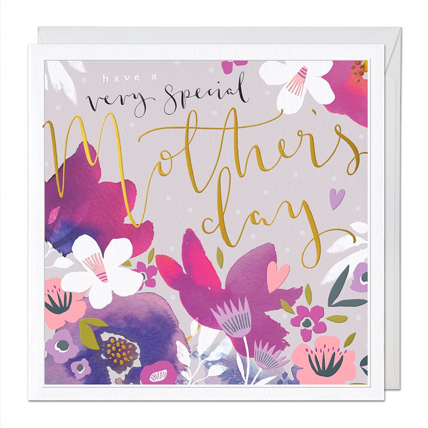 Lilac Flowers Luxury Mother’s Day Card