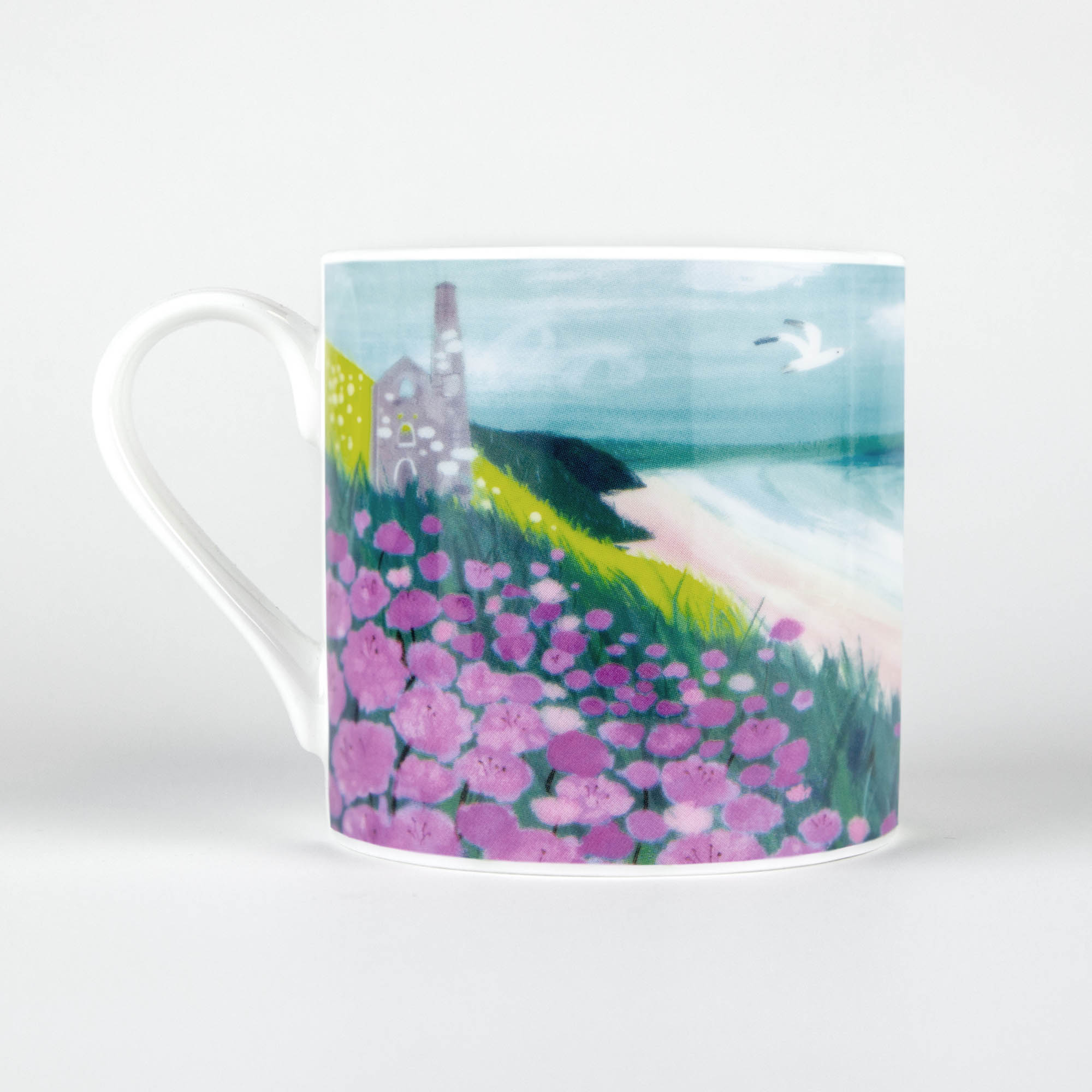 Painterly Coast China Mug
