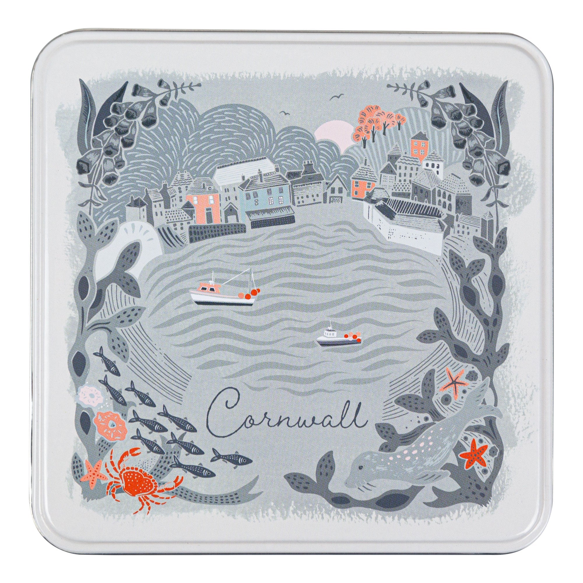 Cornish Collection Notelet Tin