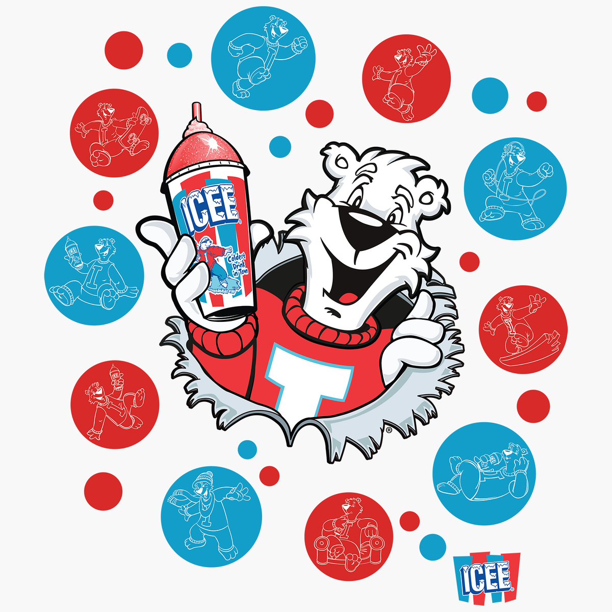 Icee Polar Bear Logo Tee Culturefly 6050