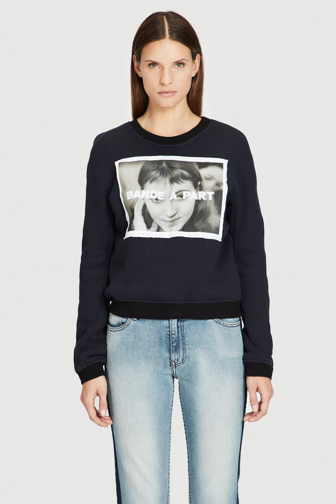 French Terry "VIVRE SA VIE" Pullover