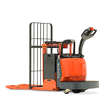 Toyota End-Controlled Rider Pallet Jack