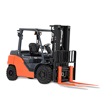 Toyota Forklift - Mid Capacity Pneumatic Tire Forklift