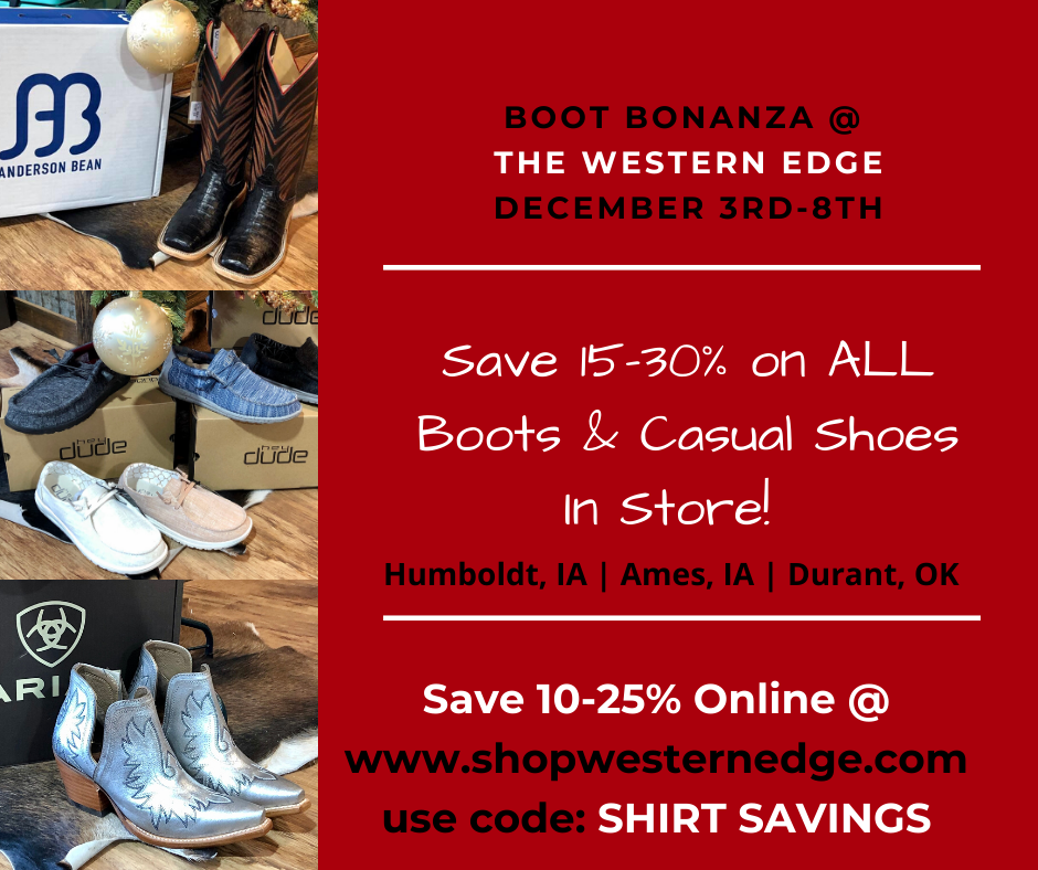 BOOT BONANZA – Western Edge, Ltd.