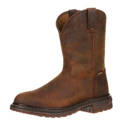 rocky round toe boots