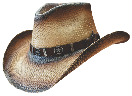 Dallas Hats -Logan- Tea Stained with 