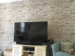 Simple Walls Faux Brick / Dirty White