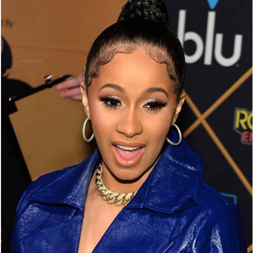 Cardi B's Iced Out Cuban Necklace