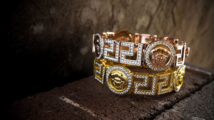 Hip Hop Gold & Rose Gold Plated Bracelets - Niv's Bling