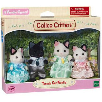 calico critters tuxedo cat family