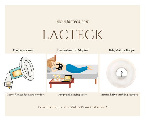 Make pumping easier with the innovative products from Lacteck, now available for less through the BeauGen Holiday Gift Guide.