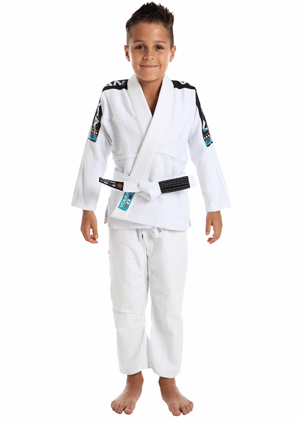Youth BJJ Uniform WHITE Brazilian JJT FREE SHIPPING! Jiu Jitsu Gi for Kids 