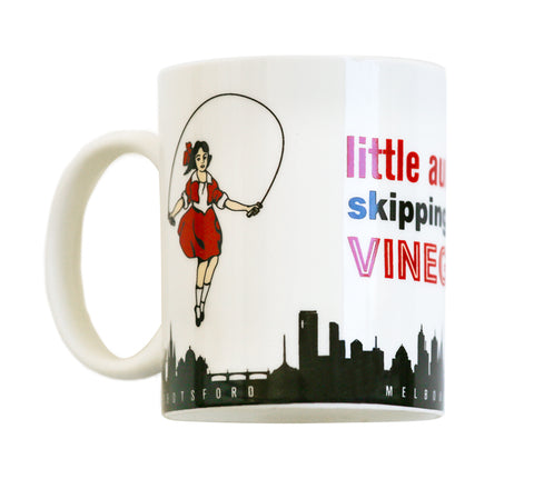 Melbourne Souvenirs Melbourne Gifts Best Gifts from Australia skipping girl mug