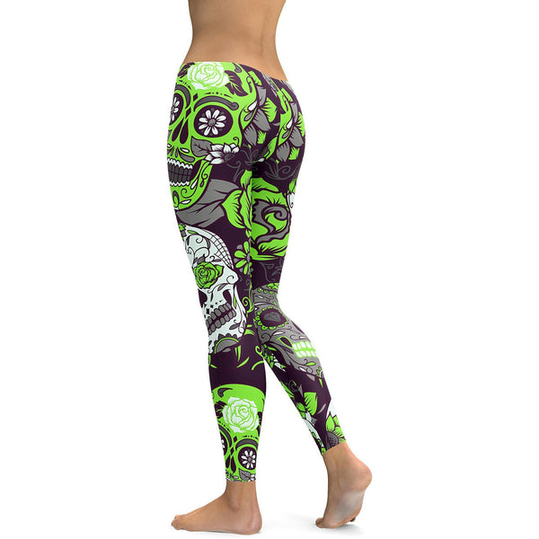 lime green yoga pants