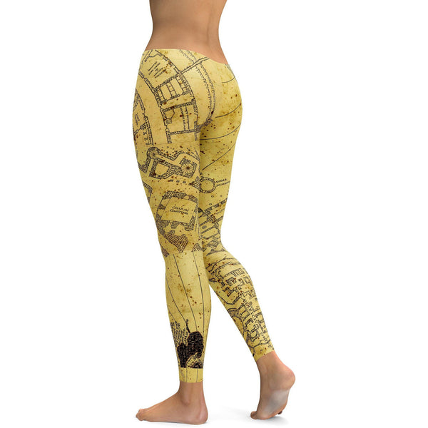 Harry Potter Spell | Marauder's Map Leggings