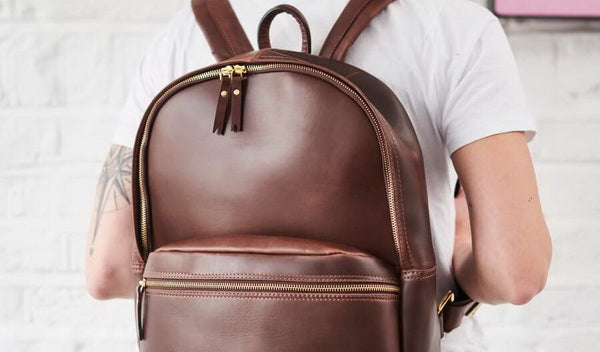 fashion leather backpacks