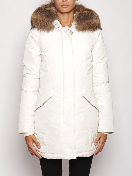WOOLRICH - Arctic Parka in Shape Memory Bianco – TRYME Shop