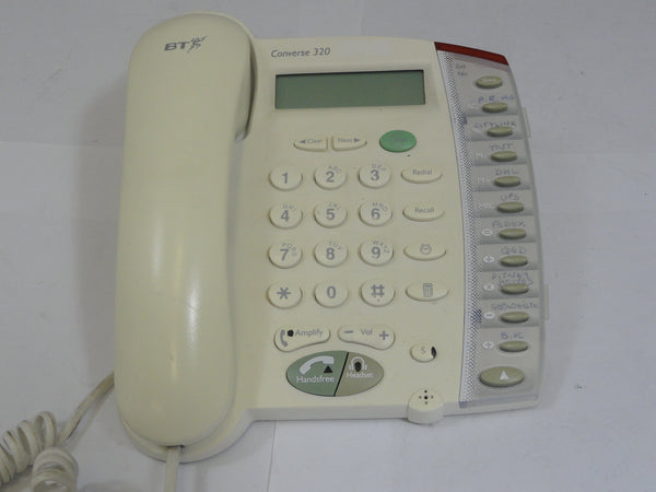 871448 | BT Converse 320 Corded White Telephone | ASIS | Telecoms – PC User