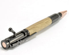 Recycled Whiskey Barrel Wood Bolt Action Pen