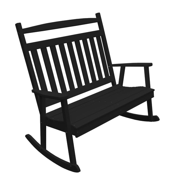 white bench rocker