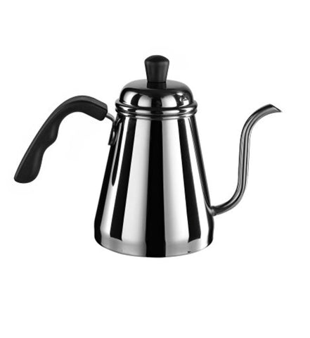 Pour Over Coffee & Tea Kettle Gooseneck Spout Flow Control Stainless Steel 1.0 Liter