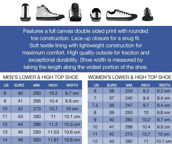 colombia shoe size to us