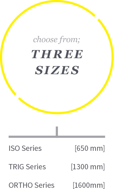 Choose from three sizes