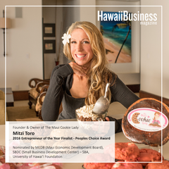 Hawaii Business Magazine 2016 Start-Up Entrepreneur of the Year- Finalist