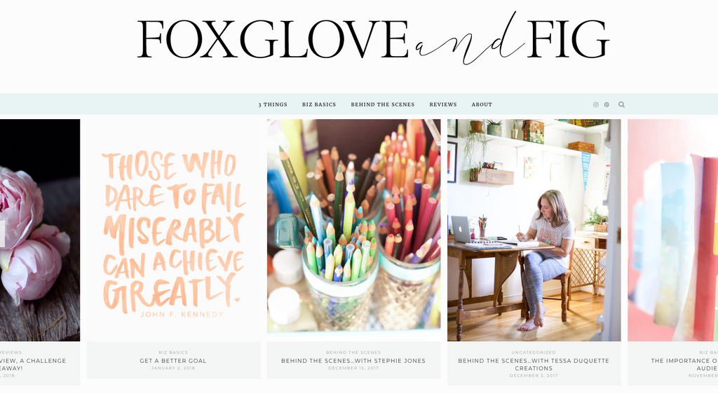 Stephie Jones interview with Foxglove and Fig