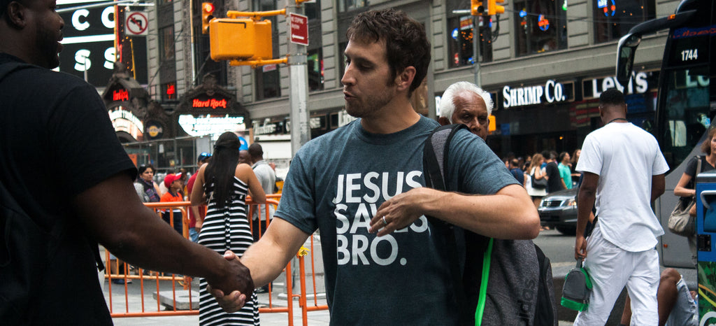 Jesus Saves Bro Mens Tshirt