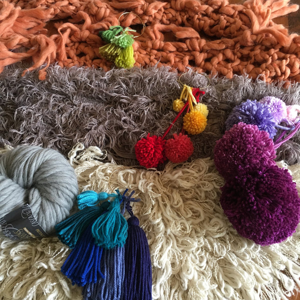 Sizes of Tassels and Pompoms