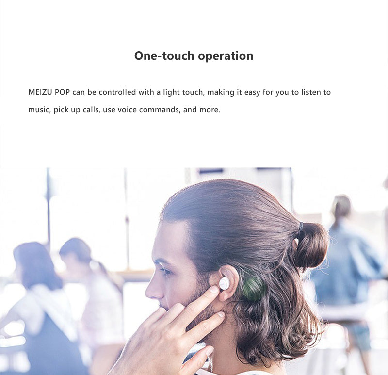 MEIZU POP Wireless Bluetooth Earphones White india