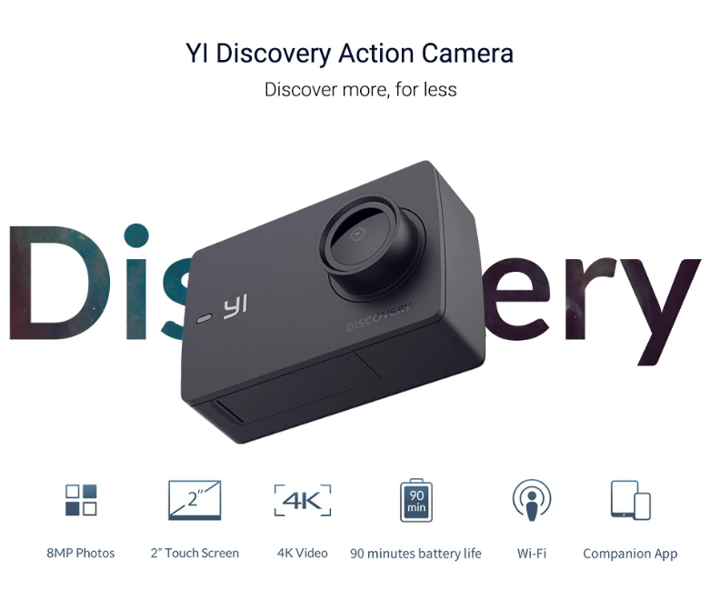 Yi discovery action camera 