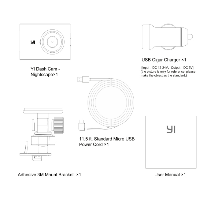 YI Nightscape dash camera india