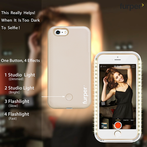 Furper Selfie Light Case For iPhone 6