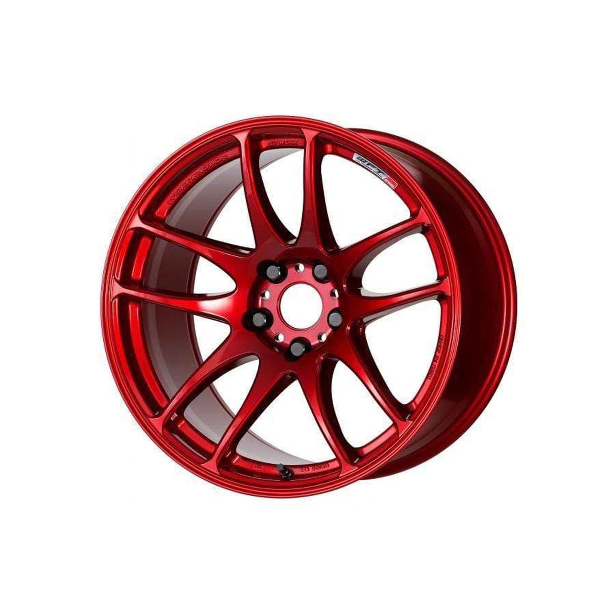 Work Emotion CR Kiwami 18x9.5 +38 5x114 Candy Apple Red Wheel