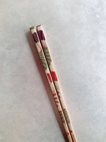 Chopsticks Asanoha Blue
