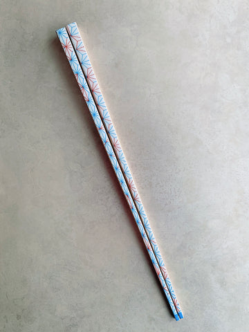 Chopsticks Asanoha Light Green