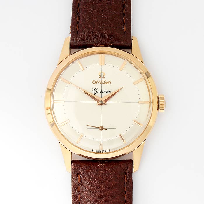 omega 18ct gold gents watches