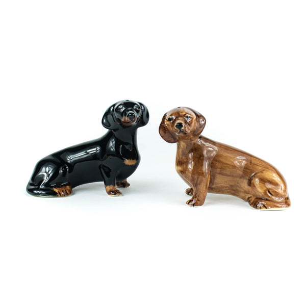 dachshund salt and pepper shakers