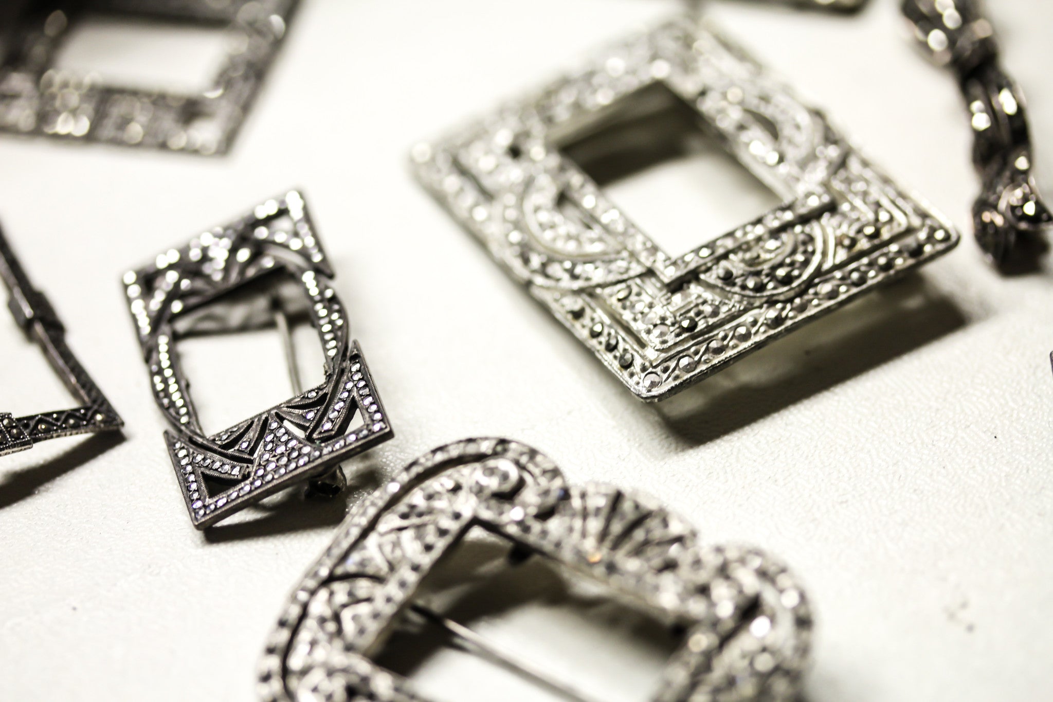 Marcasite Mountings ready for jewelry repair 