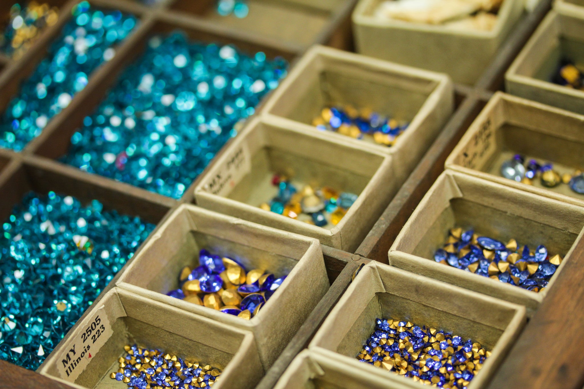 Blue Rhinestones for Jewelry Repair