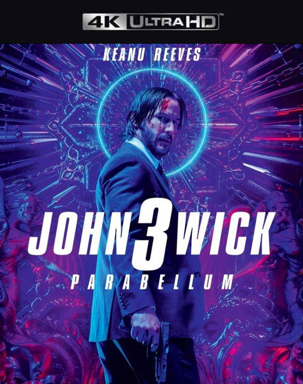 John Wick Chapters 1 3 Trilogy 4k Uhd Digital Hd Discs Keanu Reeves New Asa College 3180