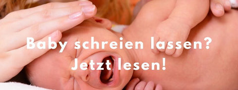 Blogvorschau Baby schreit und wird gestreichelt