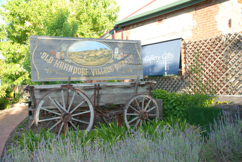 The wagon from the old barn.
