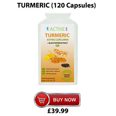 Active650 turmeric capsules for joint health and joint pain from arthritis