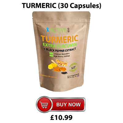 Active650 daily turmeric capsules for arthritis pain and joint health