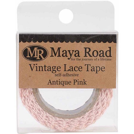 Vintage Lace Tape Antique Pink