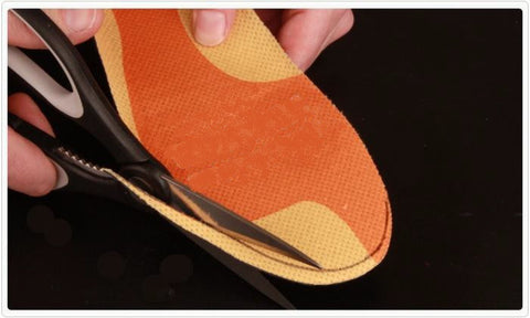 Step 6 of fitting a PlantarFix insole