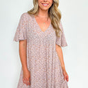  Casual Ease Floral Ruffle Hem Dress - kitchencabinetmagic